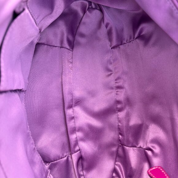 Coach Burgundy Patent Leather Handbag/Shoulder Bag #15921 - Picture 7 of 10